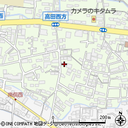 長野県長野市高田1100周辺の地図