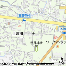 長野県長野市高田1322周辺の地図