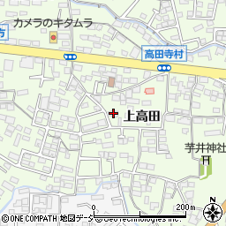 長野県長野市高田1376周辺の地図