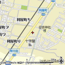 石川県金沢市利屋町ち3周辺の地図