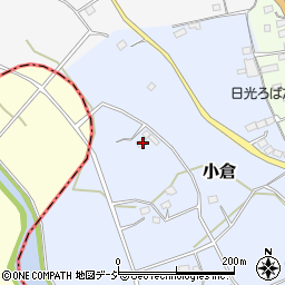 栃木県日光市小倉1140周辺の地図