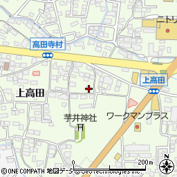 長野県長野市高田1321周辺の地図