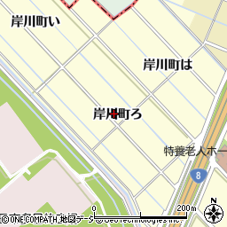 石川県金沢市岸川町ろ周辺の地図