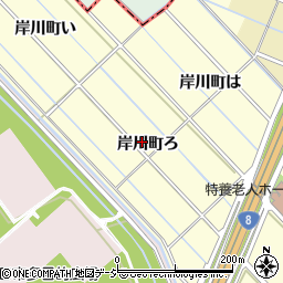 石川県金沢市岸川町（ろ）周辺の地図
