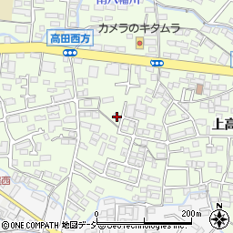 長野県長野市高田1111-1周辺の地図