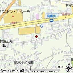 長野県長野市高田1837-1周辺の地図