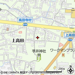 長野県長野市高田1320-1周辺の地図