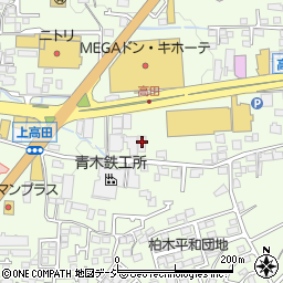 長野県長野市高田1765周辺の地図