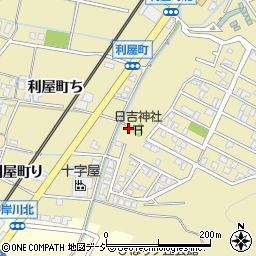 石川県金沢市利屋町カ周辺の地図