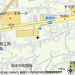 長野県長野市高田1838周辺の地図