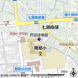 市営芹田体育館周辺の地図