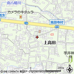 長野県長野市高田1379周辺の地図