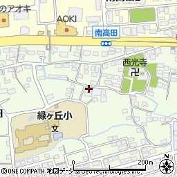長野県長野市高田南高田2298周辺の地図