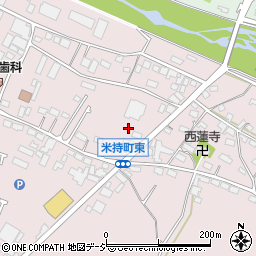 長野県須坂市米持町周辺の地図