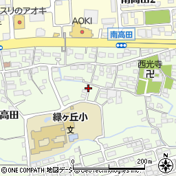 長野県長野市高田南高田2295-5周辺の地図