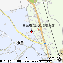 栃木県日光市小倉902周辺の地図