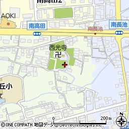 長野県長野市高田南高田1989-2周辺の地図