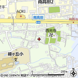 長野県長野市高田南高田2005周辺の地図