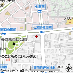 長野県長野市栗田2068周辺の地図