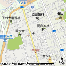 群馬県沼田市鍛冶町987-5周辺の地図