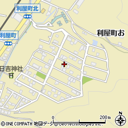 石川県金沢市利屋町74周辺の地図
