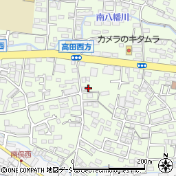 長野県長野市高田1104-5周辺の地図