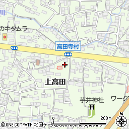 長野県長野市高田1358周辺の地図