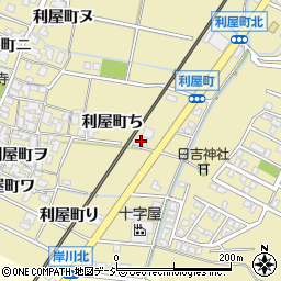 石川県金沢市利屋町ち22-1周辺の地図