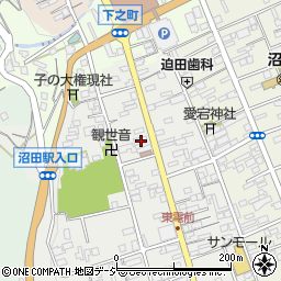 群馬県沼田市鍛冶町923周辺の地図