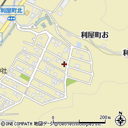 石川県金沢市利屋町50周辺の地図