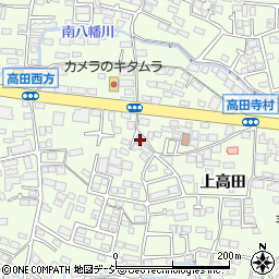 長野県長野市高田1136-1周辺の地図