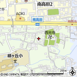長野県長野市高田南高田2002周辺の地図