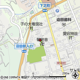 湊荘周辺の地図