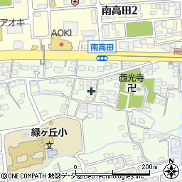 長野県長野市高田南高田2007周辺の地図