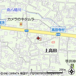 長野県長野市高田1381周辺の地図