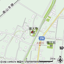 楽入寺周辺の地図