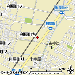 石川県金沢市利屋町ち23周辺の地図