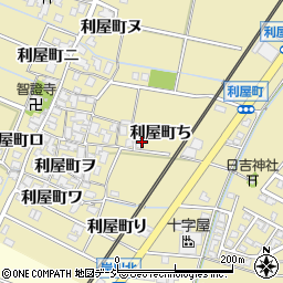 石川県金沢市利屋町ち30周辺の地図