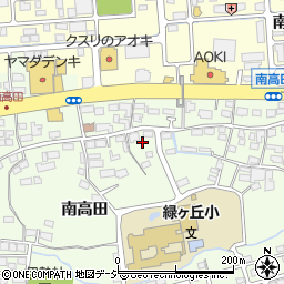 長野県長野市高田南高田2024周辺の地図