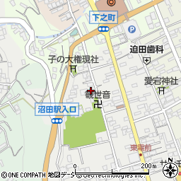 群馬県沼田市鍛冶町928-20周辺の地図