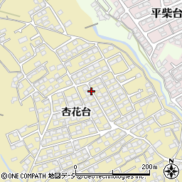 長野県長野市安茂里杏花台周辺の地図