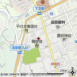 群馬県沼田市鍛冶町920周辺の地図