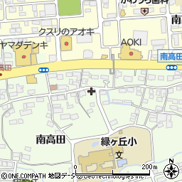 長野県長野市高田2023周辺の地図