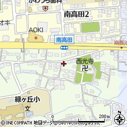 長野県長野市高田南高田2001周辺の地図