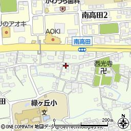 長野県長野市高田南高田2008-8周辺の地図