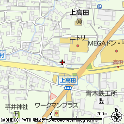 長野県長野市高田1458周辺の地図