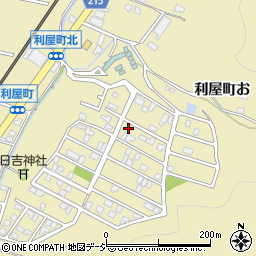 石川県金沢市利屋町43周辺の地図