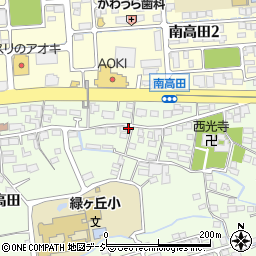 長野県長野市高田南高田2015-5周辺の地図