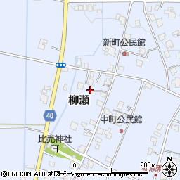 富山県砺波市柳瀬756周辺の地図