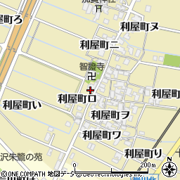 石川県金沢市利屋町ハ71-2周辺の地図